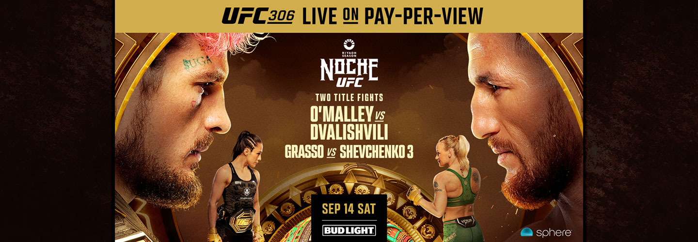 UFC 306 on PPV September 14 at Casino Niagara